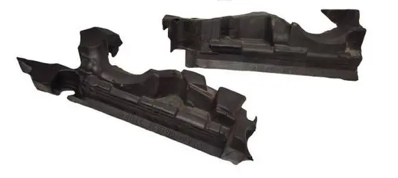 Heat shield in engine bay