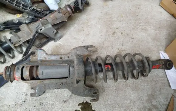 Saab 9-5 Rear shock absorber with coil spring 814901000983 312707 27-J17-A