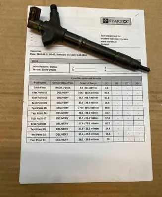 Toyota Verso Fuel injector 236700R080 11K02656