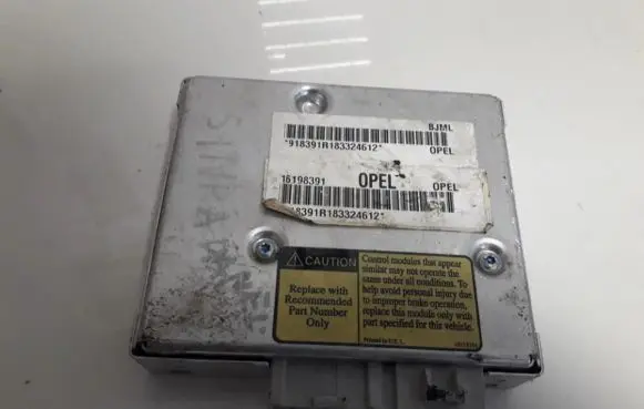 Opel Sintra Engine control unit/module 16198391 16213184