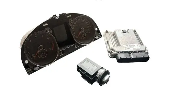 Volkswagen PASSAT B6 Engine ECU kit and lock set 03C906021 0261S04448 3C0920872D