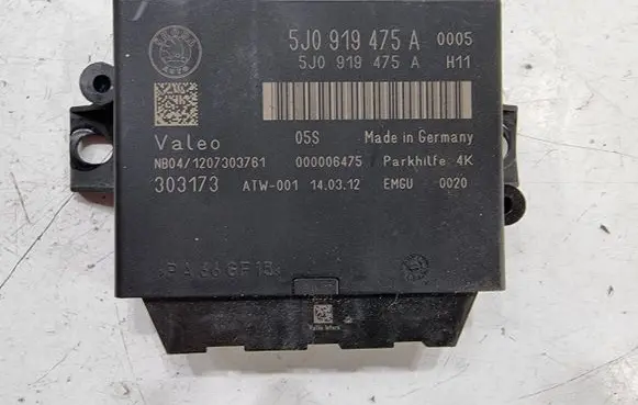 Skoda Octavia Mk2 (1Z) Parking PDC control unit/module 5J0919475A