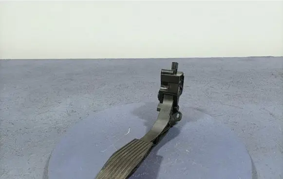 Accelerator throttle pedal