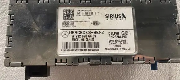Mercedes-Benz E W212 Aerial antenna amplifier A2128706489