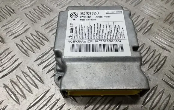 Volkswagen Golf VI Airbag control unit/module 5K0959655D