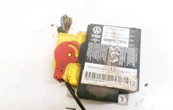 Volkswagen PASSAT B6 Airbag control unit/module 3C0909605F 391121