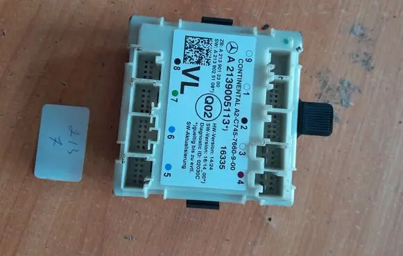 Mercedes-Benz E W213 Door control unit/module A2139005513