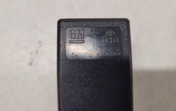 Opel Zafira A Middle seatbelt buckle (rear) 90580904