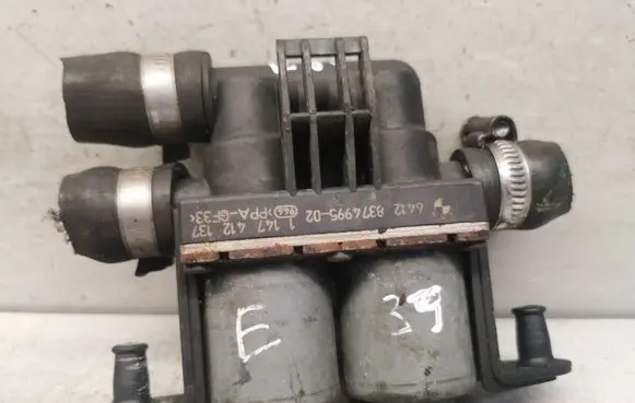 Coolant heater control valve