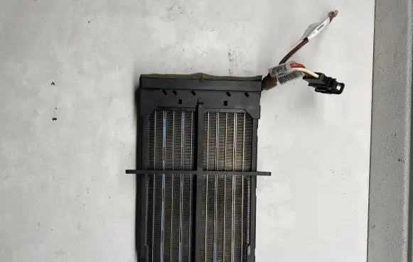 Electric cabin heater radiator