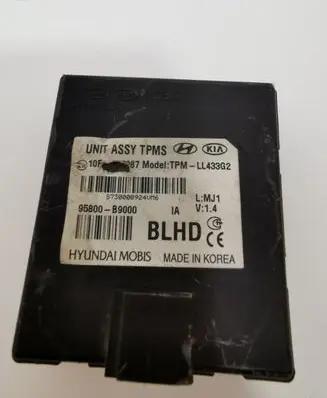Hyundai i10 Tire pressure control unit 95800B9000 S730000924VV6 TPMLL433G2
