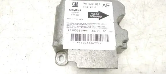 Opel Astra G Airbag control unit/module 90520841 1923594 5WK4168