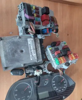 Citroen Jumper Engine ECU kit and lock set 9666484680