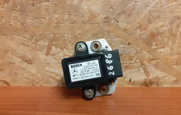 Mercedes-Benz S W220 ESP acceleration yaw rate sensor 0265005230 2686