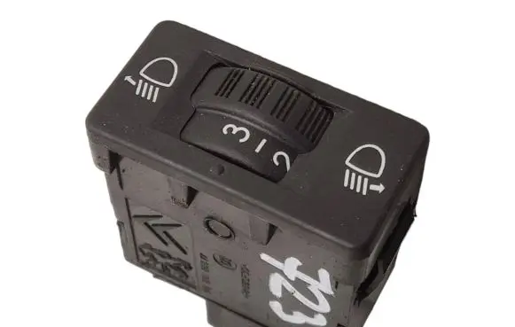 Citroen C3 Headlight level height control switch 9666186877