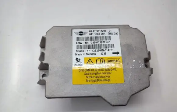 Mini Cooper Countryman R60 Airbag control unit/module 9812297 6577981229701