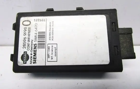 Nissan Primera Central locking relay 985969F980