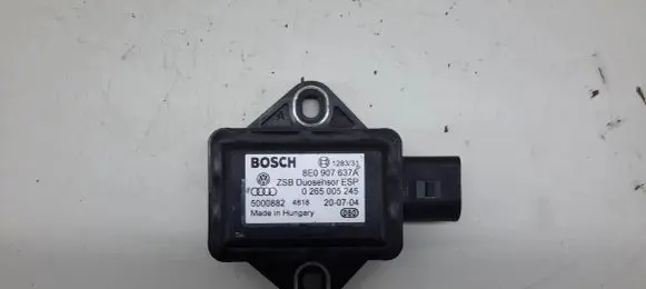 Audi A8 S8 D3 4E ESP acceleration yaw rate sensor 8E0907637A 0265005245 5000882