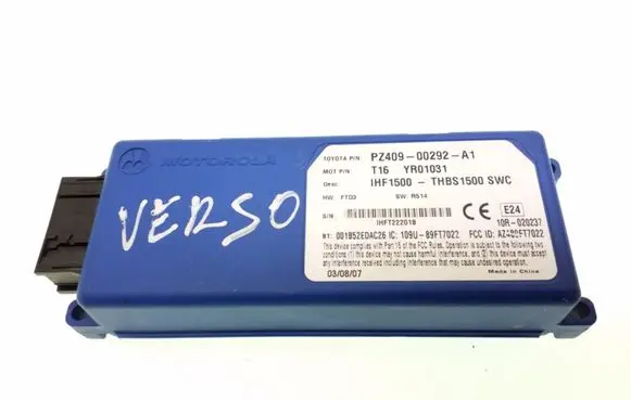 Toyota Corolla Verso E121 Other control units/modules PZ40900292A1