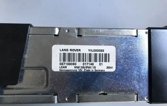 Land Rover Range Rover L322 Other control units/modules YIL000022 037138080