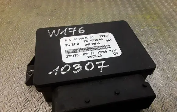 Mercedes-Benz A W176 Rear brake EMF control unit/module A1669002700 1669002700