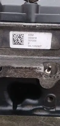 Volkswagen PASSAT B8 Engine block 030918 04L103292F 001054