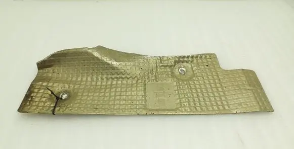 Heat shield in engine bay