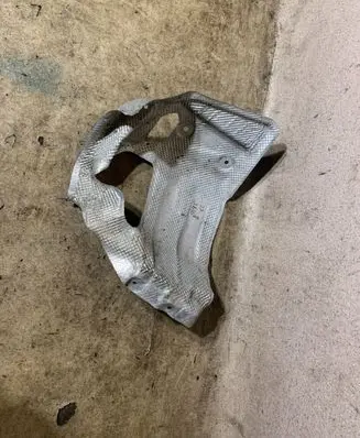 Heat shield in engine bay