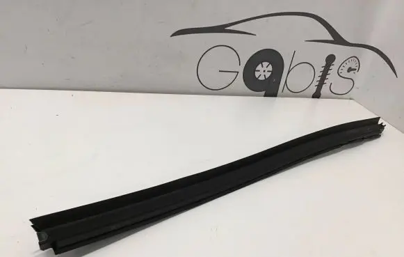 Front door glass trim molding