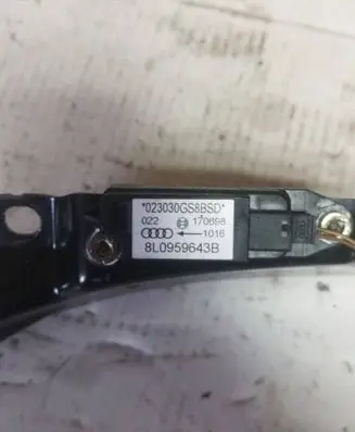 Airbag deployment crash/impact sensor