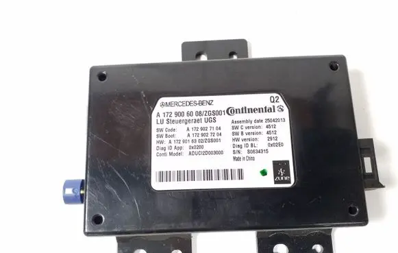 Mercedes-Benz E C207 W207 Other control units/modules A1729006008