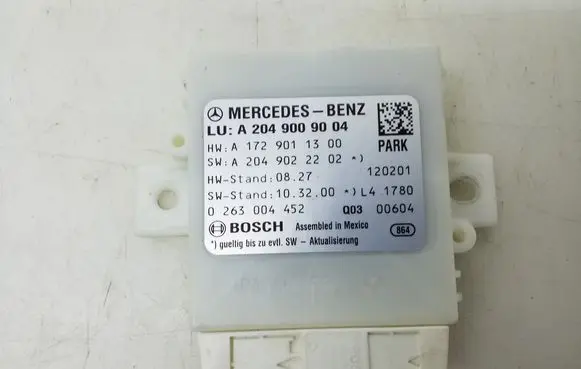 Mercedes-Benz C W204 Parking PDC control unit/module A2049009004