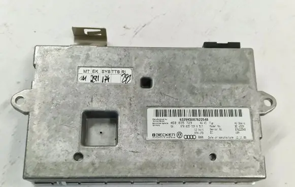 Audi A4 S4 B8 8K MMI control unit 4E0035729 8T0035729