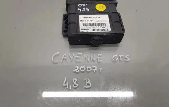 Porsche Cayenne (9PA) Gearbox control unit/module 09D927750FP
