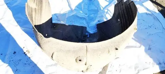 Rear arch fender liner splash guards