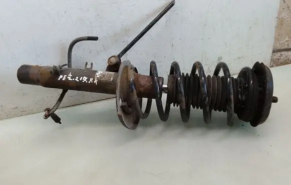 Peugeot 207 Front shock absorber with coil spring