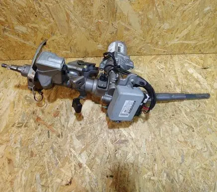 Steering wheel axle set