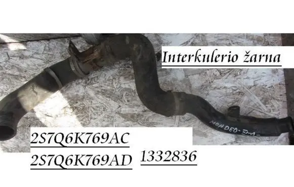 Ford Mondeo Mk III Intercooler hose/pipe 2S7Q6K769AC 2S7Q6K769AD