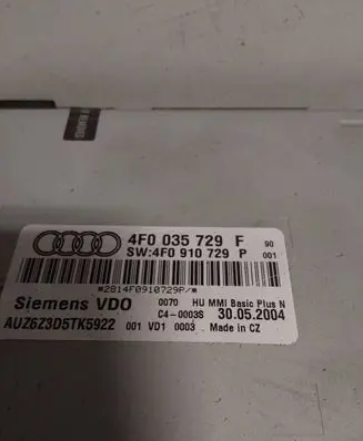 Audi A6 S6 C6 4F CD/DVD changer 4F0035729F