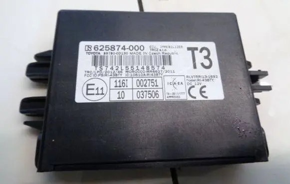 Toyota Yaris Immobilizer control unit/module 89780-0D130
