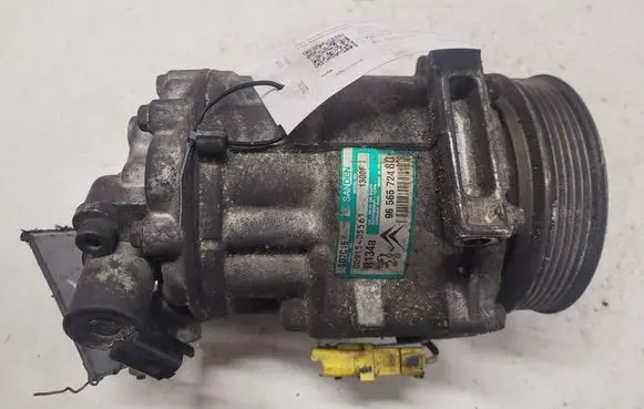 Peugeot 407 Air conditioning (A/C) compressor (pump) 9656572480 00915405561