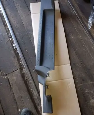Volkswagen Caddy Front sill trim cover 2K0853371E