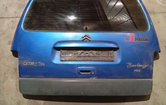 Citroen Berlingo Tailgate/trunk/boot lid melynas