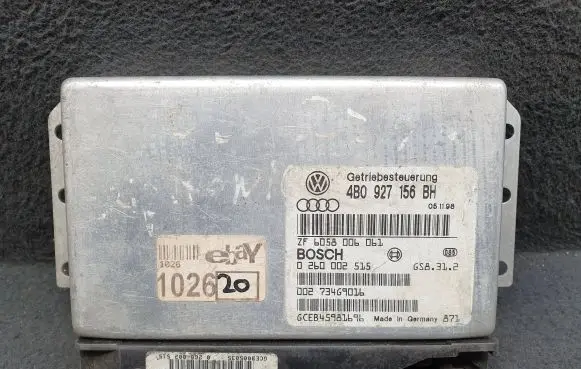 Audi A6 S6 C5 4B Gearbox control unit/module 4B0927156BH 0260002515