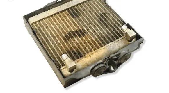 BMW 7 F01 F02 F03 F04 Engine oil radiator 7572542 7570103 17217572542