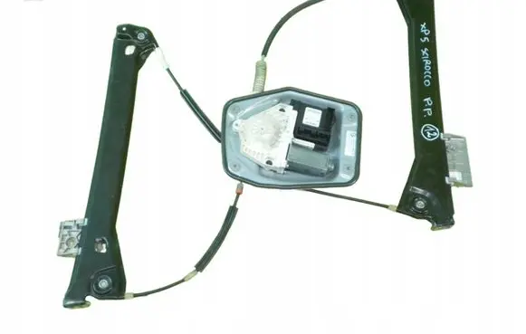 Volkswagen Scirocco Front door window regulator with motor 1K8837462G XP5