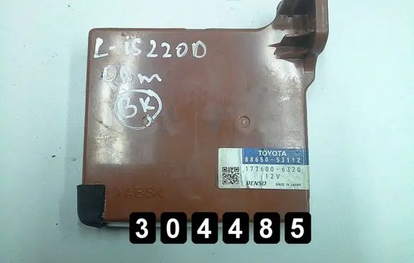 Lexus IS 220D-250-350 Engine control unit/module 88650-53112