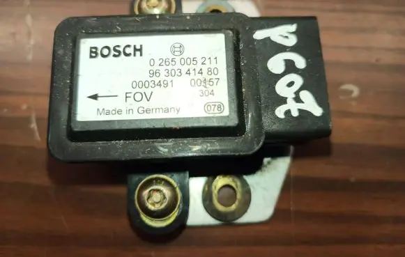 Peugeot 607 ESP acceleration yaw rate sensor 0265005211 9630341480