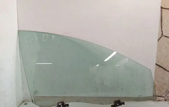 Citroen C5 Front door window glass four-door 43R00386
