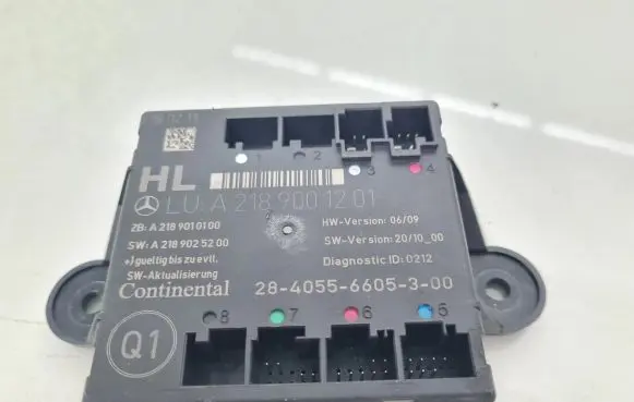 Mercedes-Benz CLS C218 X218 Door control unit/module A2189001201